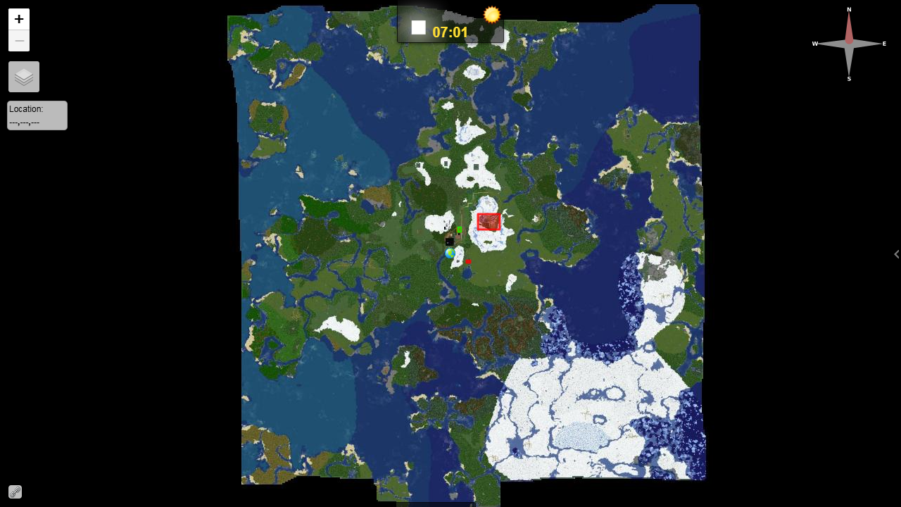 RPGワールドマップの実スクリーンショット